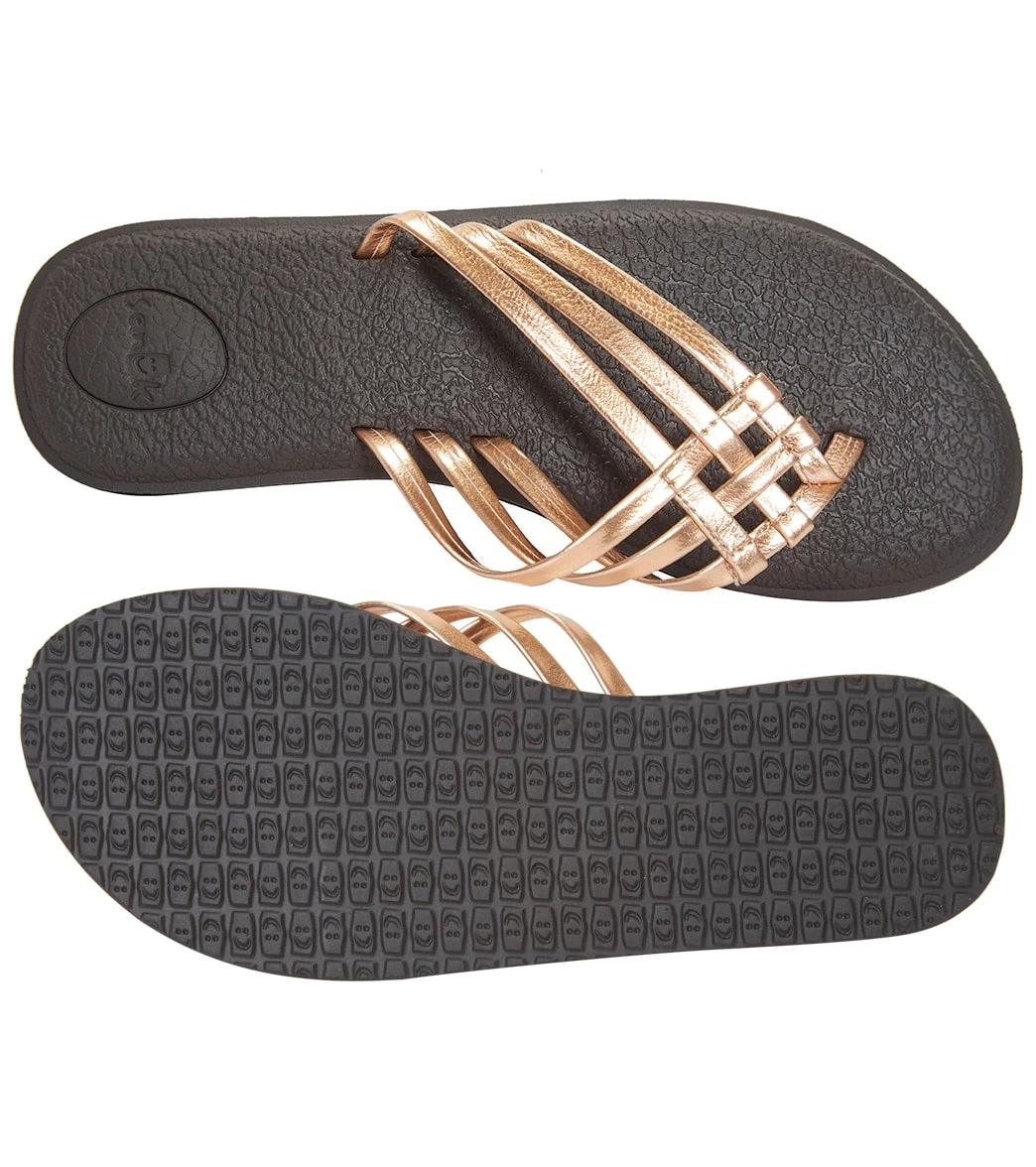 Sanuk Women's Yoga Salty Metallic Sandal Copper - Image 3