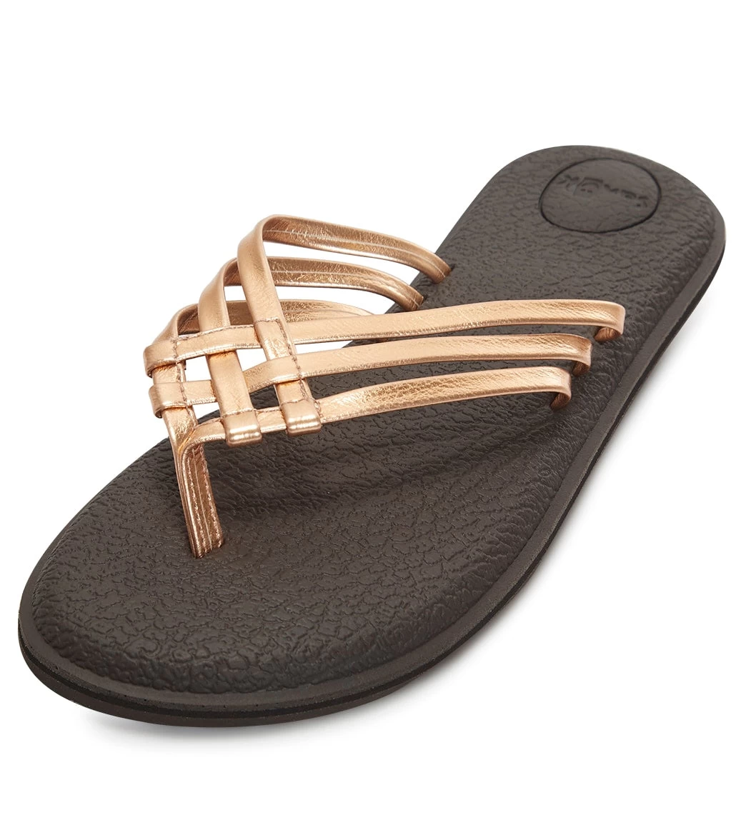 Sanuk Women's Yoga Salty Metallic Sandal Copper - Image 4