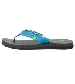 Sanuk Women's Yoga Mat Flip Flop Marine Blue