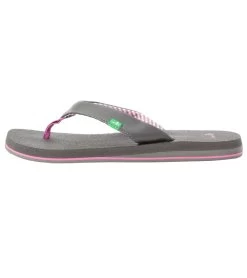 Sanuk Women's Yoga Mat Flip Flop Gunmetal