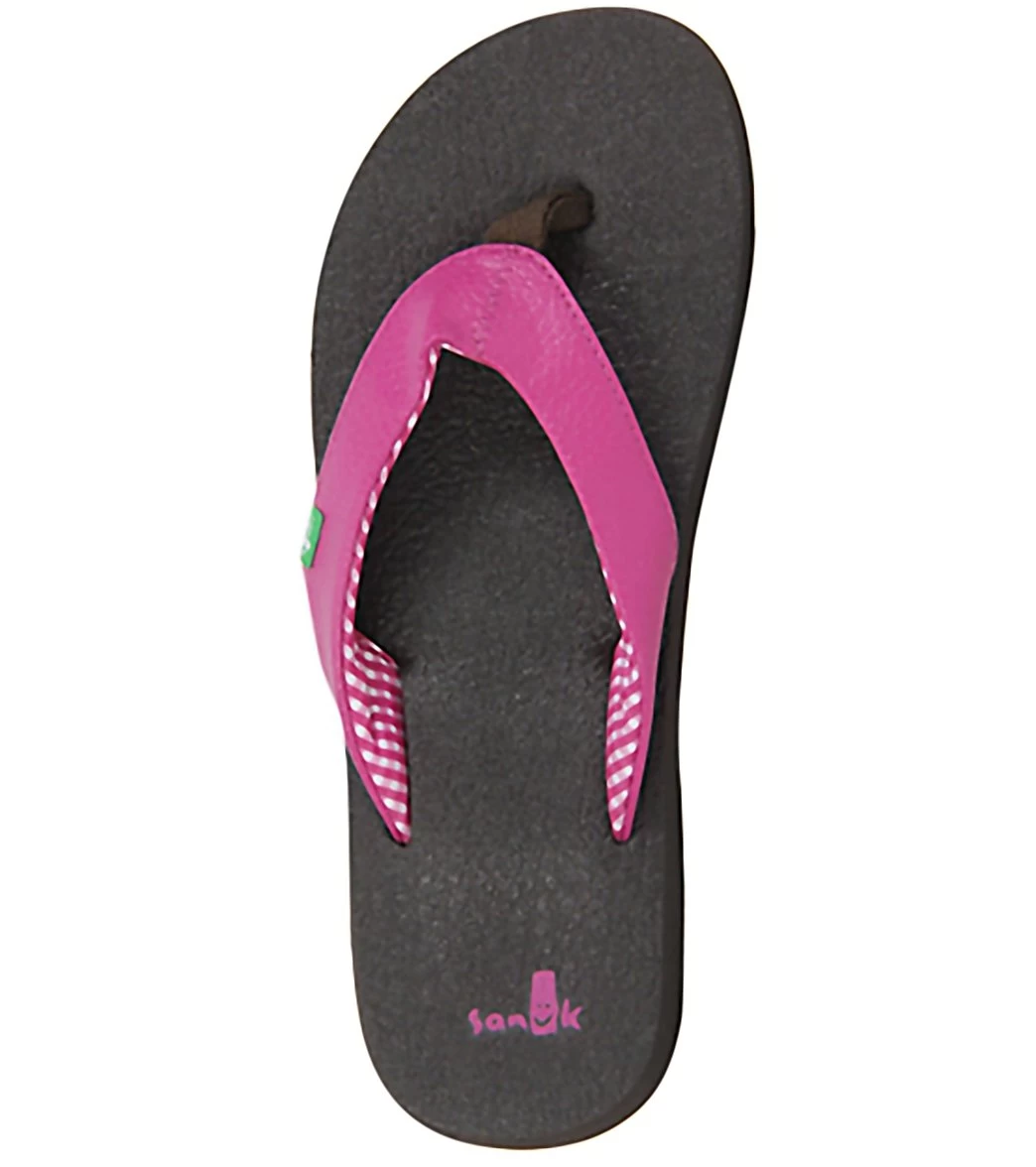 Sanuk Women's Yoga Mat Flip Flop Pink - Image 5