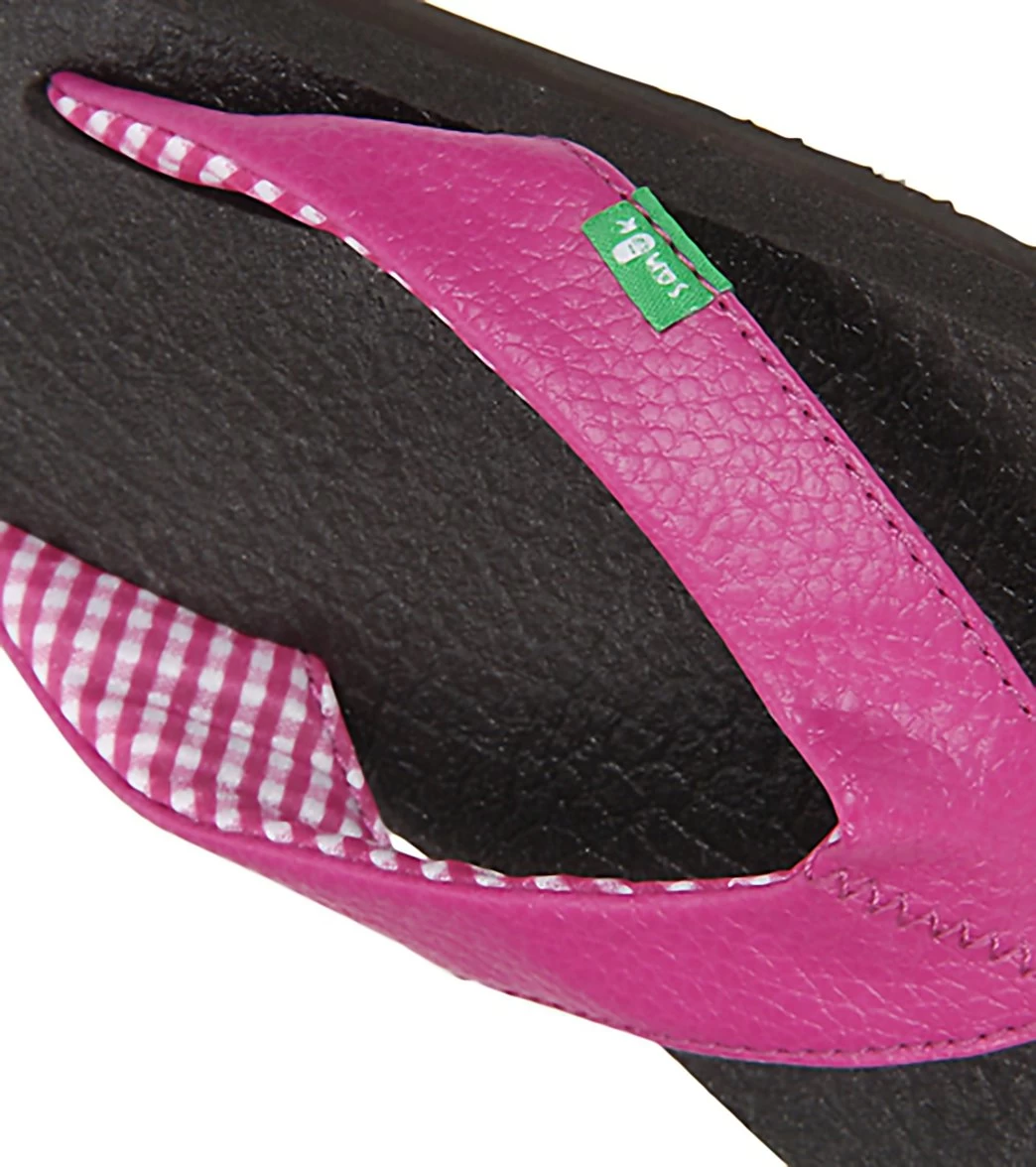 Sanuk Women's Yoga Mat Flip Flop Pink - Image 7
