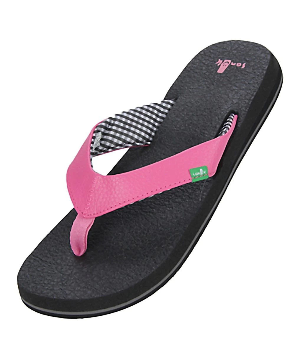 Sanuk Women's Yoga Mat Flip Flop Pink - Image 8