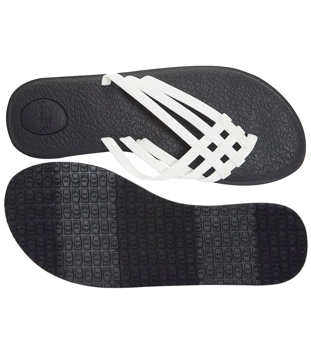 Sanuk Women's Yoga Salty Sandal White - Image 3