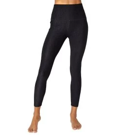 Beyond Yoga Snake Jacquard High Waisted 7/8 Yoga Leggings