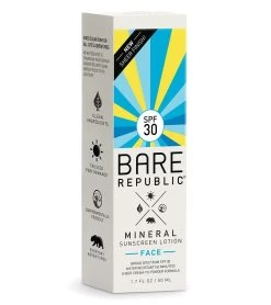 BARE Republic Tinted Mineral Face SPF 30 Sunscreen Lotion( 1.7oz)