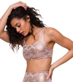 Onzie Mudra Yoga Sports Bra Bashful Snake