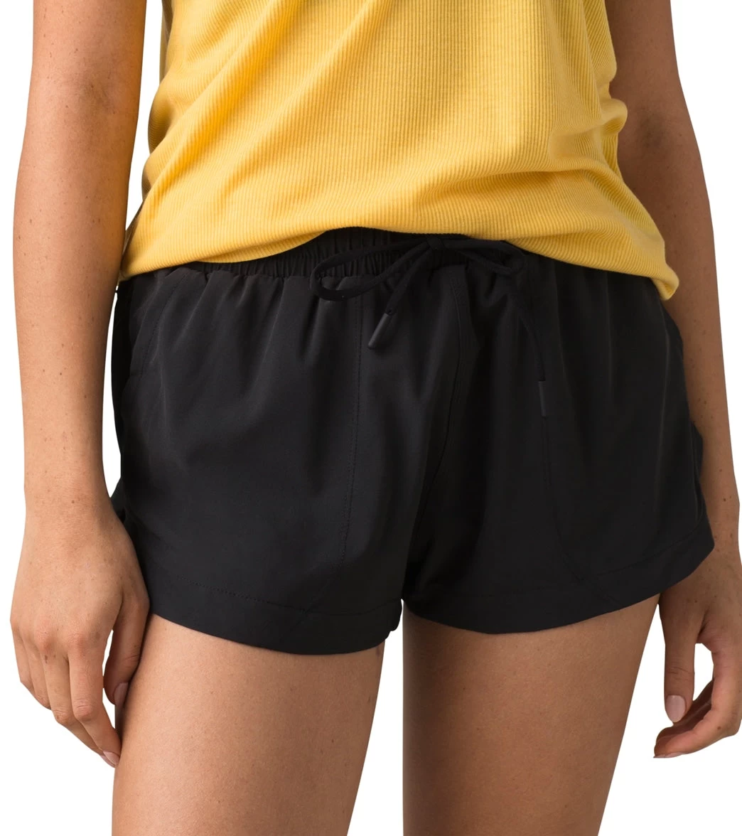 PrAna Casleo Yoga Shorts Black - Image 4