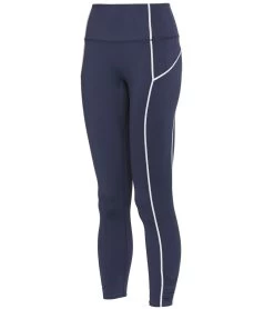 Free People You're A Peach Yoga Leggings Deepest Navy