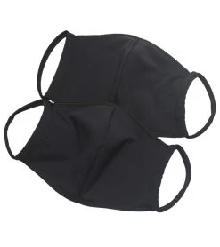 Onzie Full Coverage Unisex Mask (2-Pack) Black/Black