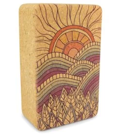 Yoloha Artist Yoga Block 3.5" Mountain Magic