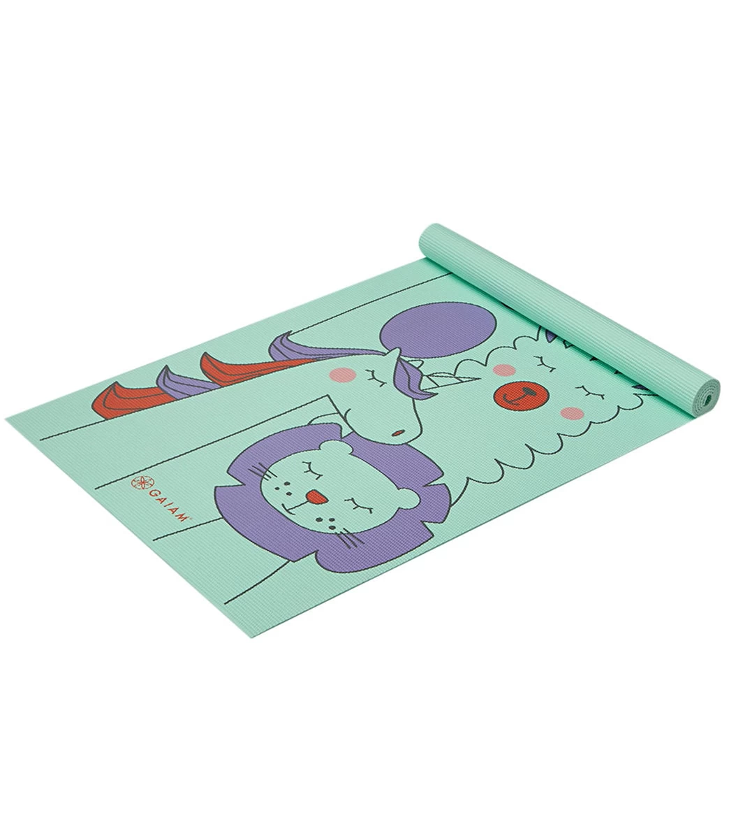 Gaiam Animal Surprise Kids Yoga Mat 3MM Animal Surprise