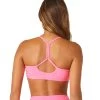 Beyond Yoga Spacedye Slim Racerback Yoga Sports Bra Electric Pink Heather
