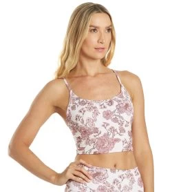 Onzie Belle Cami Yoga Crop Vintage Rose