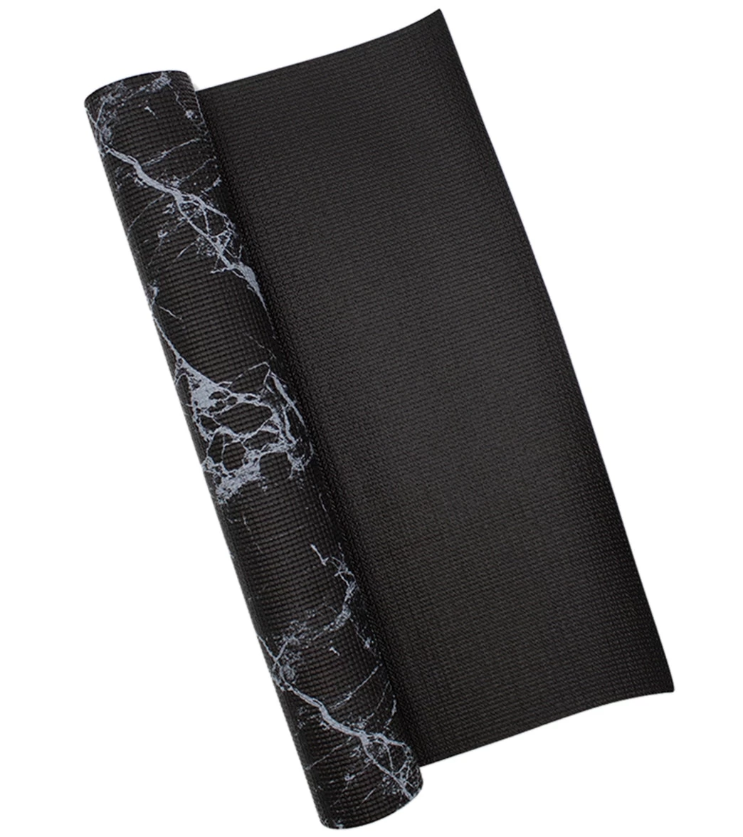 Oak And Reed 4mm Yoga Mat, Marble Black