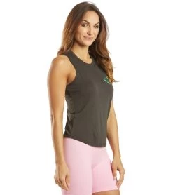 Spiritual Gangster Amour Muscle Tank Vintage Black