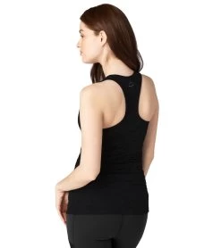 Beyond Yoga Supplex Maternity Long Racerback Cami Jet Black