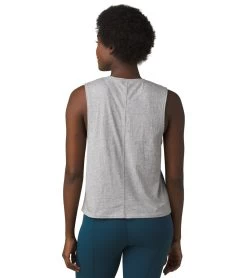 PrAna Organic Graphic Sleeveless Heather Grey