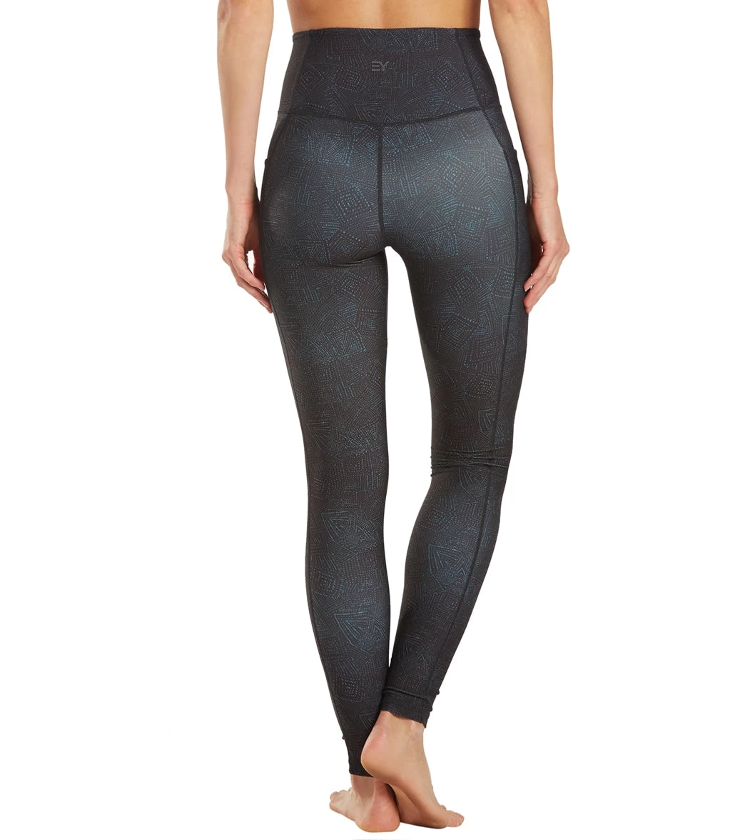 Everyday Yoga Uphold Tribe High Waisted Leggings With Pockets 28" - Image 3