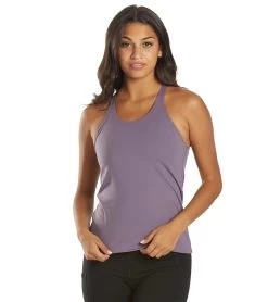 Everyday Yoga Elevated Support Tank Purple Taupe