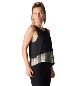 Tavi High Low Tank Ebony Gold Snake