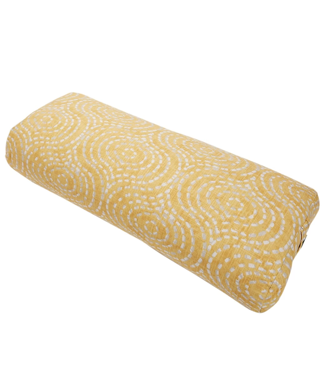 Hugger Mugger Standard Printed Yoga Bolster Golden Goddess - Image 2