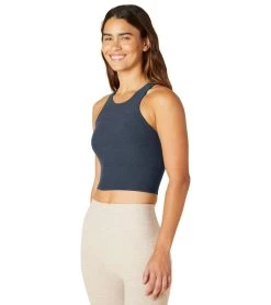 Beyond Yoga Focus Cropped Tank Nocturnal Navy