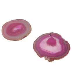 Healing N Love Agate Two Slices Coasters