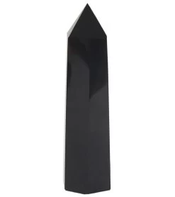 Healing N Love Large Pillar Point Crystal Black Obsidian