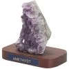 Healing N Love Amethyst On Wooden Base
