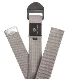 Hugger Mugger 8' Cotton Cinch Yoga Strap Grey