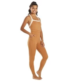 Free People Rebel Onesie Burnt Topaz/Mother L