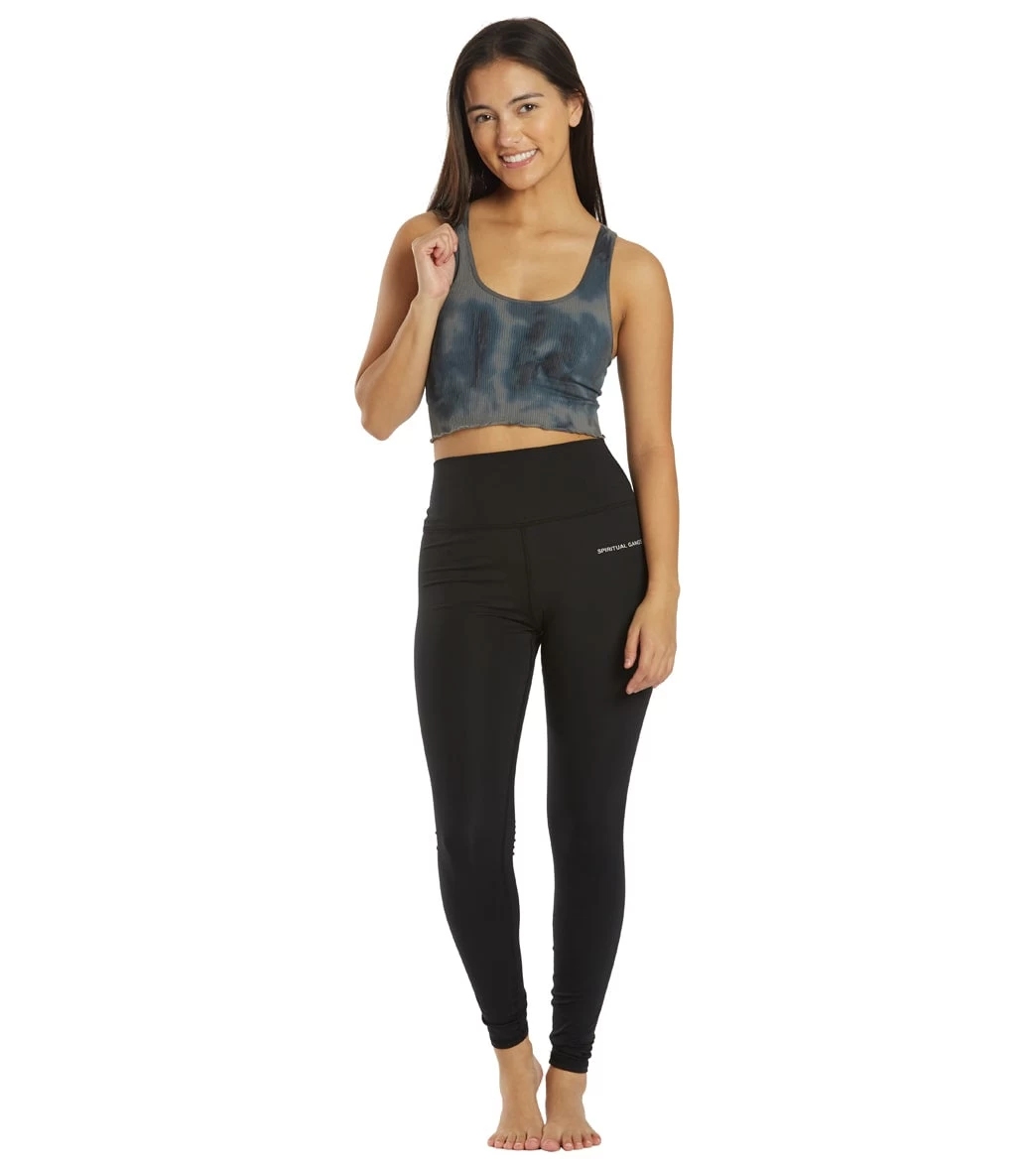 Spiritual Gangster Amor Crop Tank Steel Tie Dye - Image 3