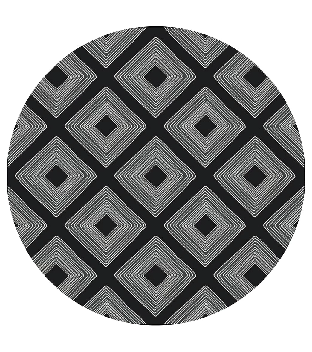 Mache Homi Yoga Mat Storage Tube | Rhombi Black, White - Image 3