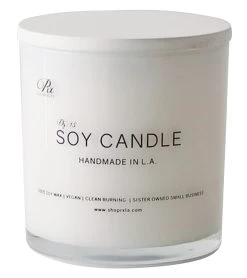 RXLA White Tea Soy Candle, 15 Oz