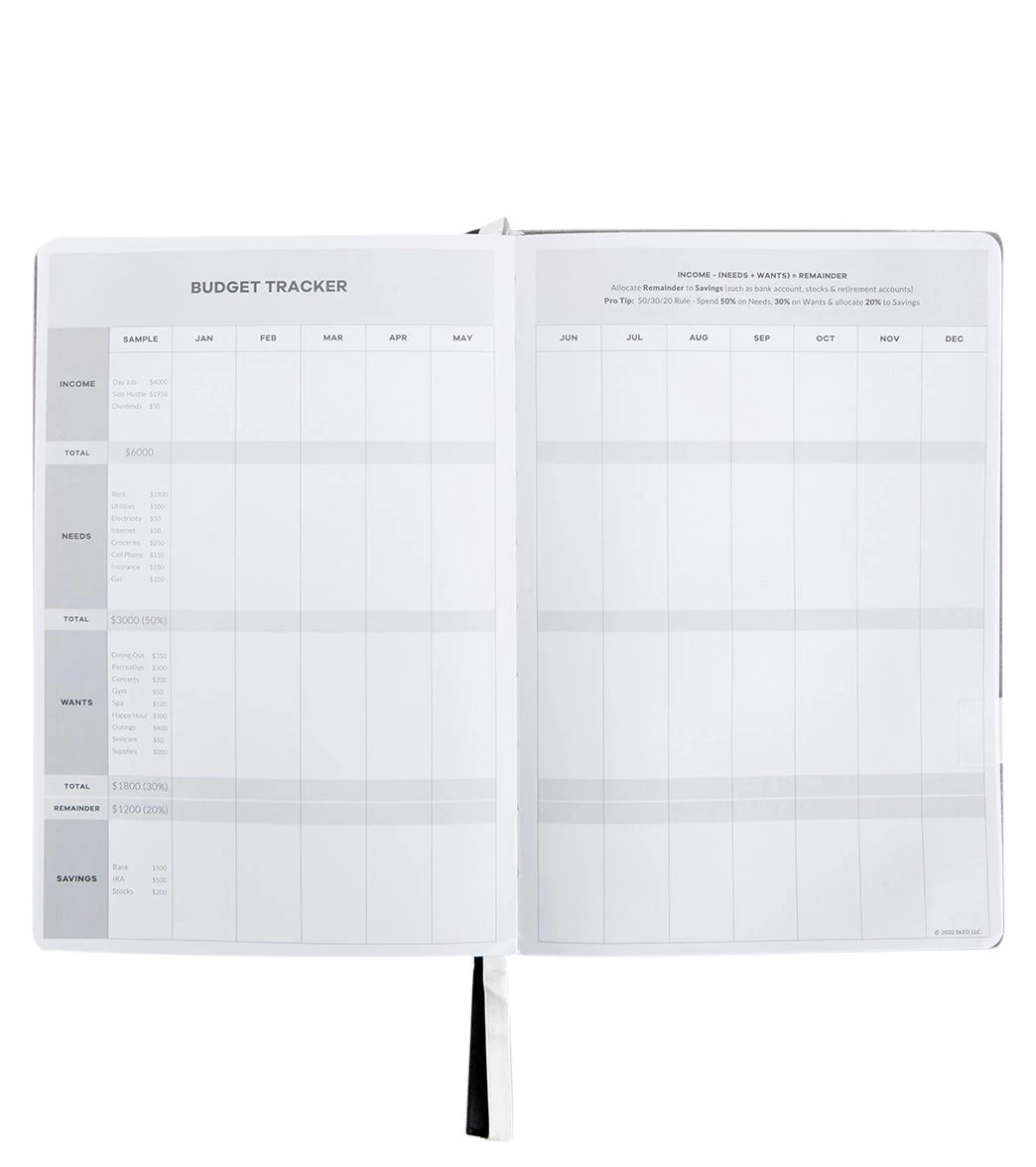 Sked Planner Small Classic Black Planner - Image 6