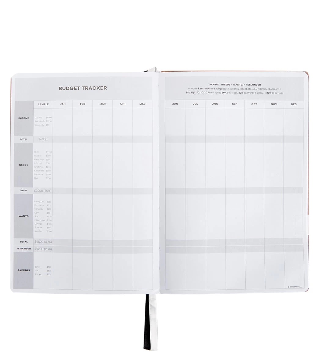 Sked Planner Medium Rose Gold Planner - Image 6