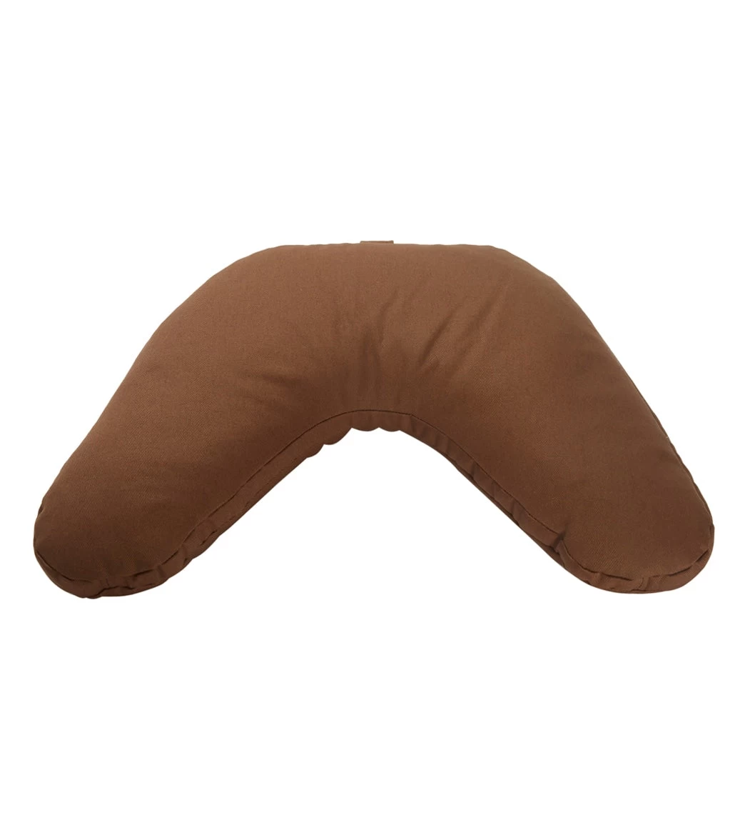 Hugger Mugger V-Shape Yoga Cushion Brown - Image 2