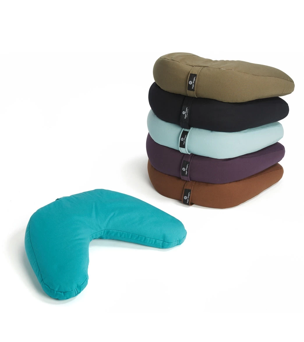 Hugger Mugger V-Shape Yoga Cushion Brown - Image 4