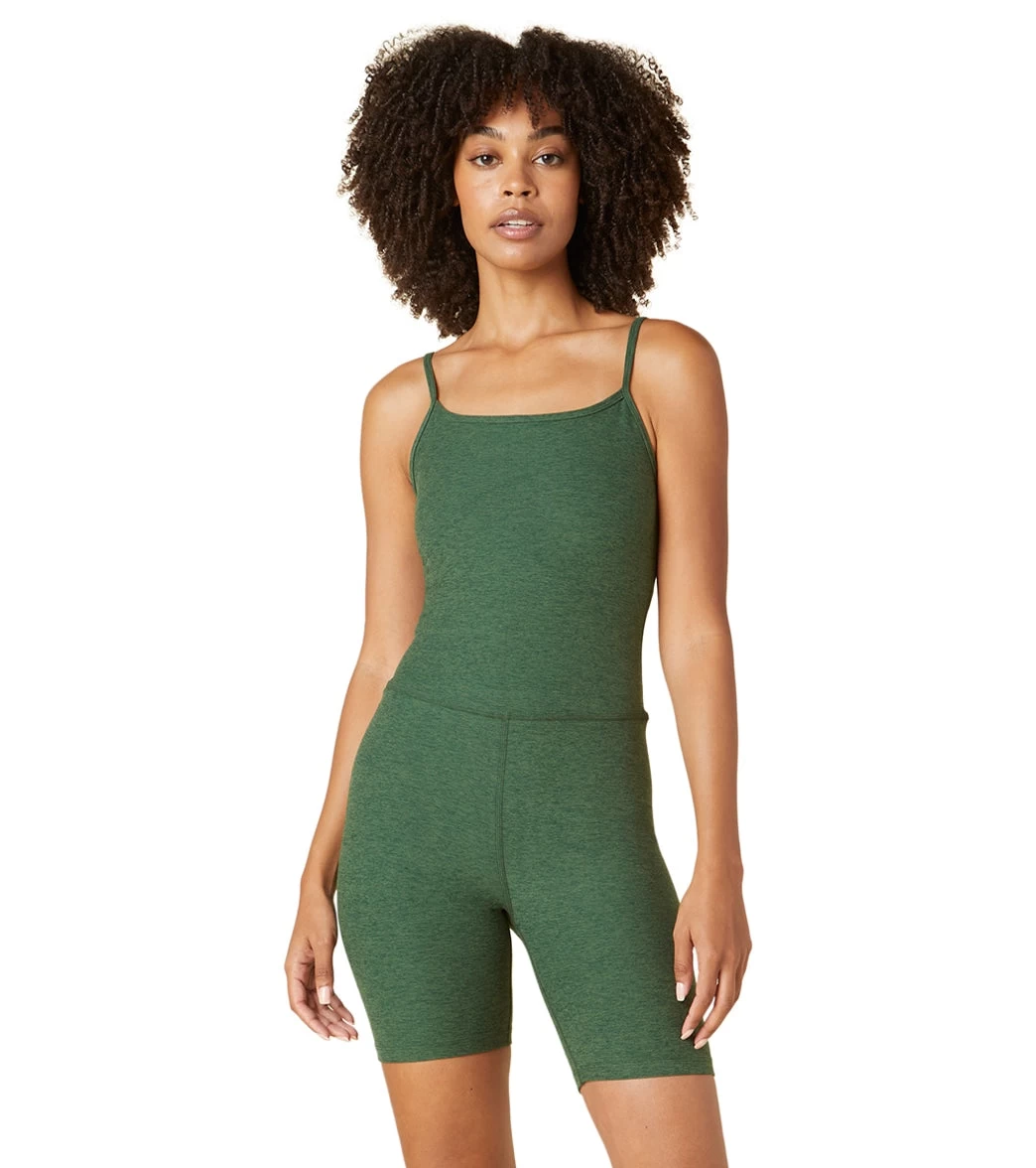 Beyond Yoga Spacedye Get In Gear Biker Jumpsuit Vetiver Green-Pine - Image 5
