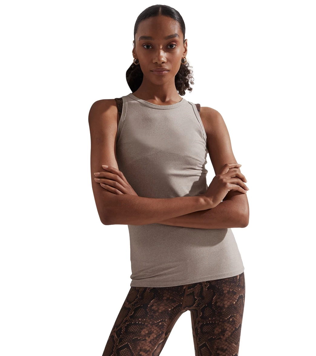 Varley Connie Tank Taupe Marl