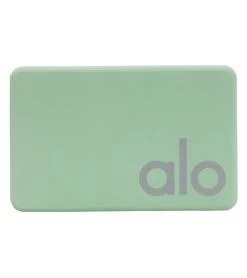 Alo Yoga Uplifting Yoga Block Honeydew/Silver