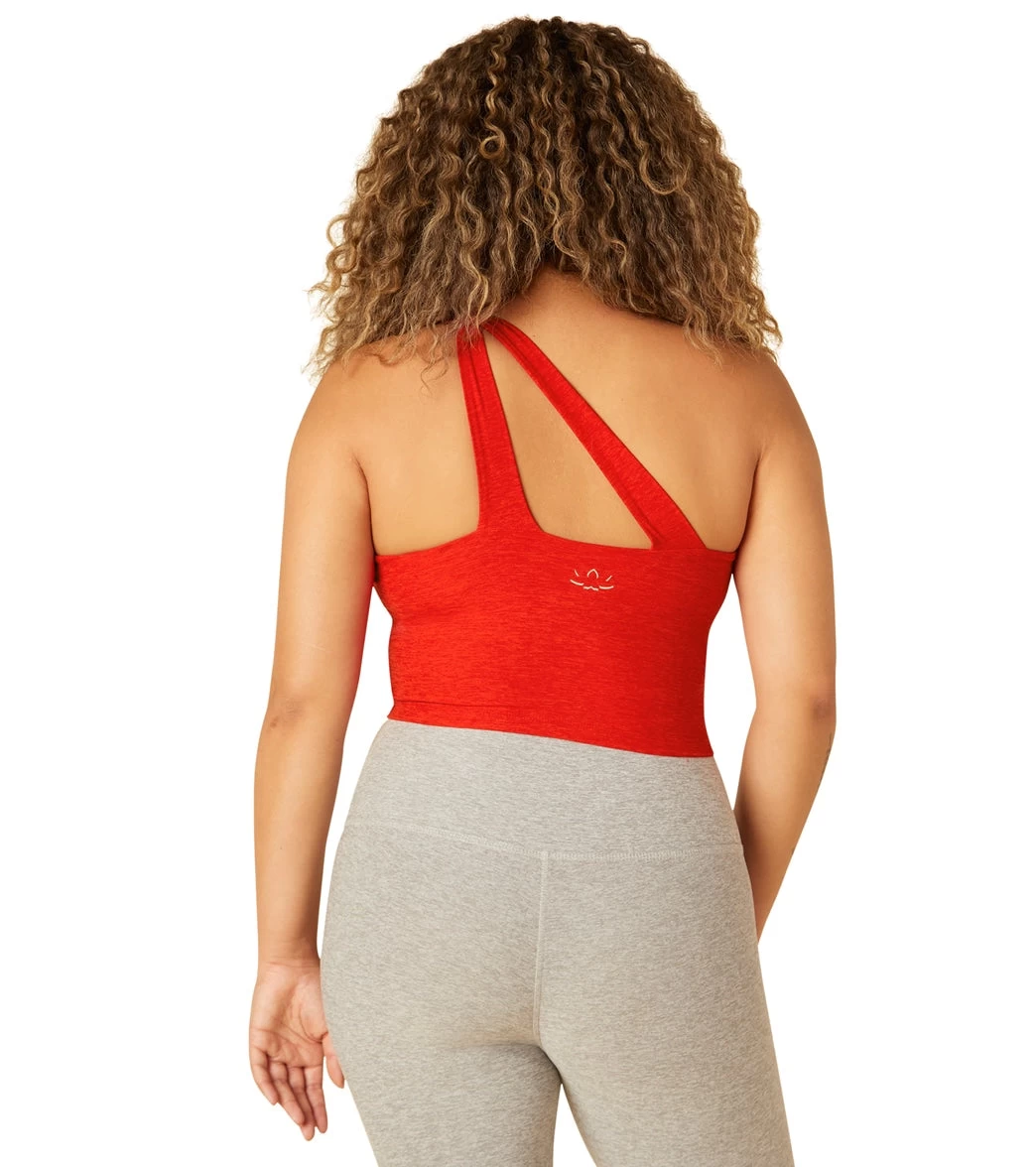 Beyond Yoga Spacedye Lost Your Mind Cropped Tank Red Hot-Siren - Image 2