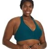 Beyond Yoga Plus Spacedye Lift Your Spirits Bra Deep Sea Heather
