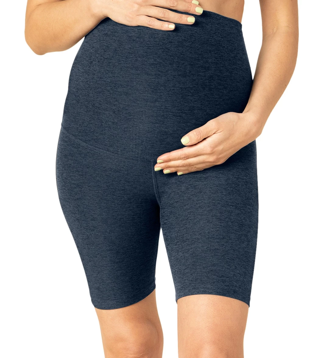 Beyond Yoga Spacedye Love The Bump Maternity Biker Shorts - Image 8