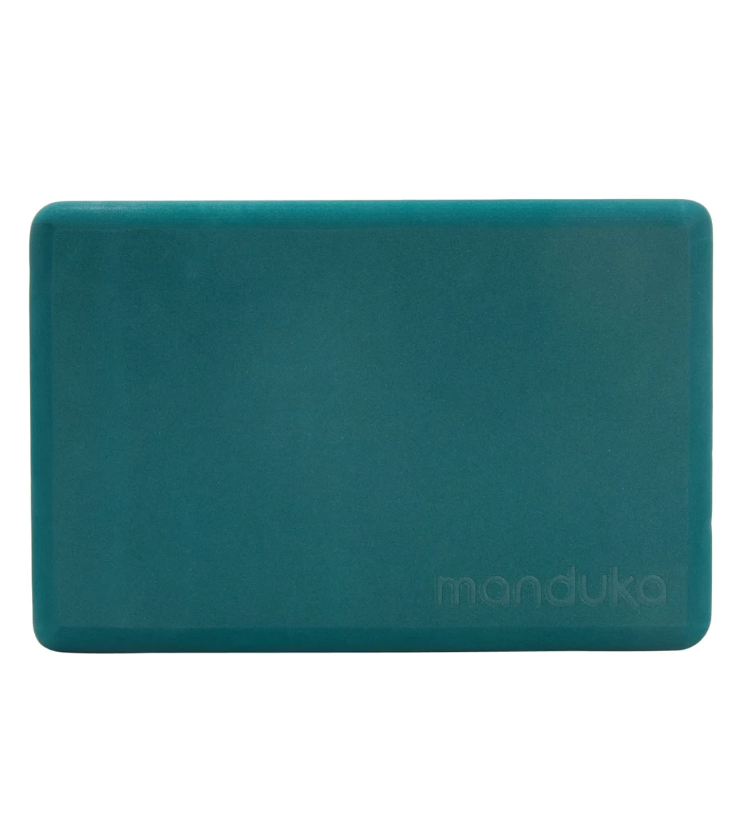 Manduka Recycled Foam Yoga Block Deep Sea - Image 2