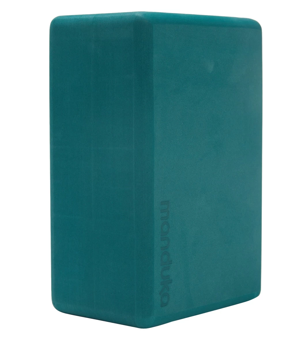 Manduka Recycled Foam Yoga Block Deep Sea - Image 3