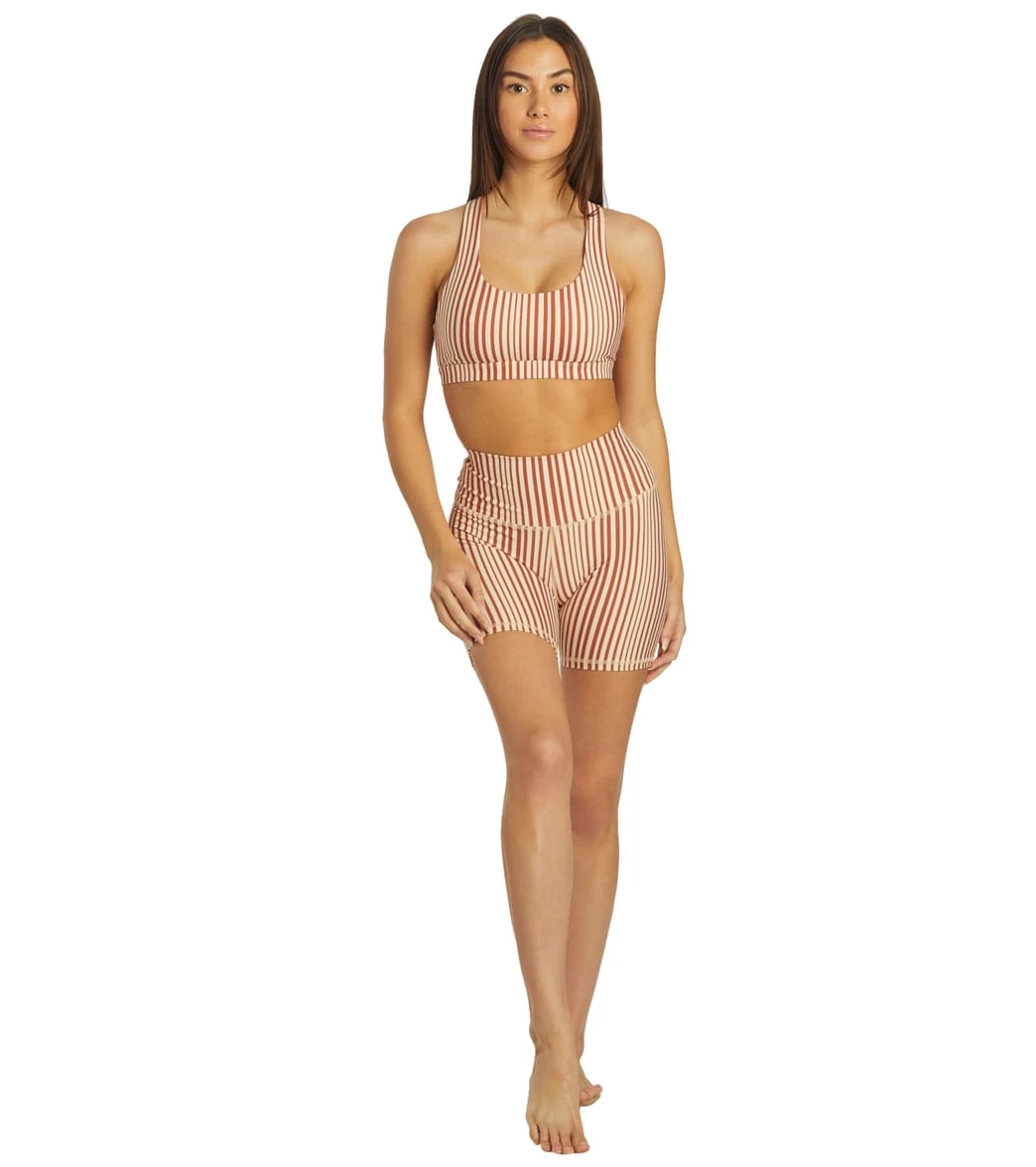 Spiritual Gangster Studio Sports Bra Amore Stripe Print - Image 3