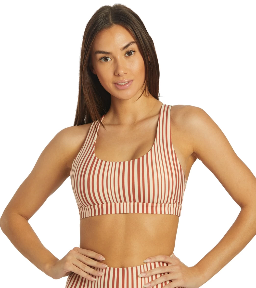 Spiritual Gangster Studio Sports Bra Amore Stripe Print - Image 5