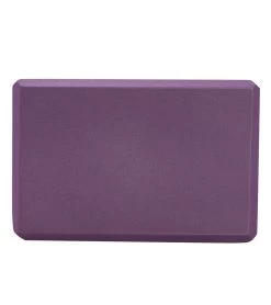 Halfmoon 4" Foam Yoga Block Plum
